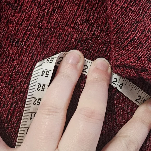 Alya Open Back Maroon Sweater! - Picture 5 of 6